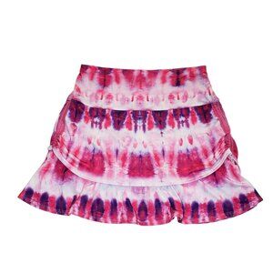 NWT Lucky in Love Pink and Purple Tie-Dye Skort Long Length
